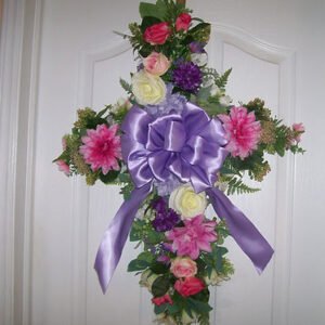 Funeral Cross Sample only Custom Ordered