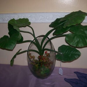 Glass Vase arrangement #270