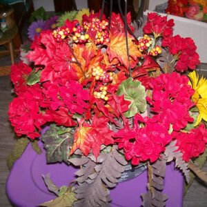 Fall Hanging Basket #154